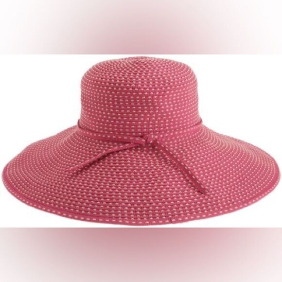 San Diego Women's Pink Ribbon Braid Hat with 5” brim EUC - Picture 16 of 16